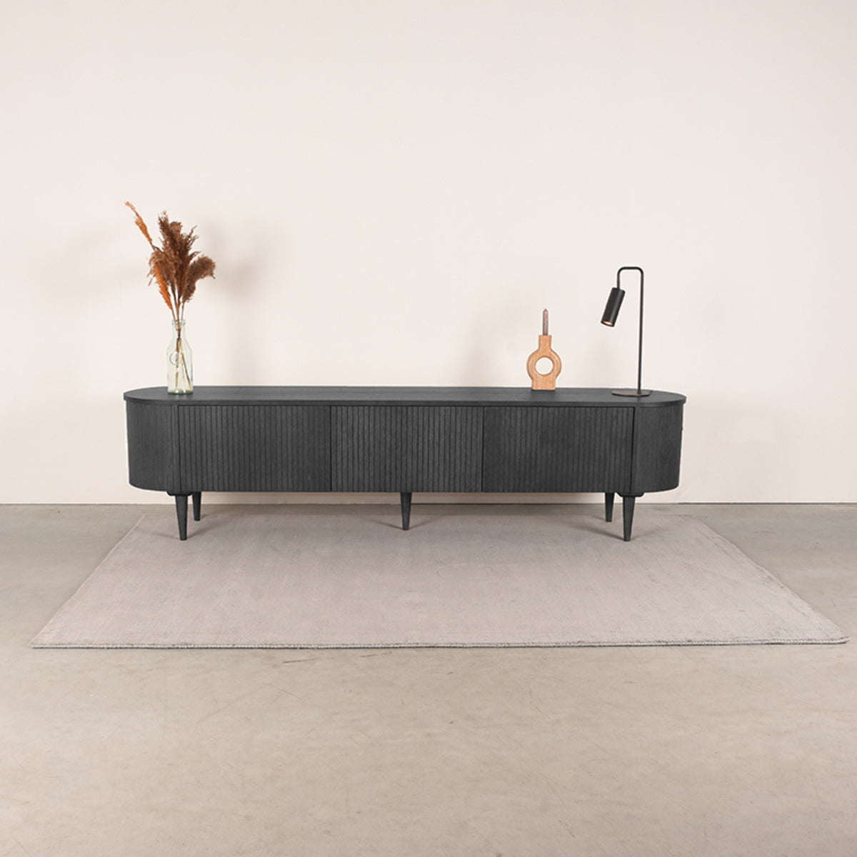 LABEL51 Tv-meubel Oliva – Tijdloos Design in Eiken – 220 cm Breed